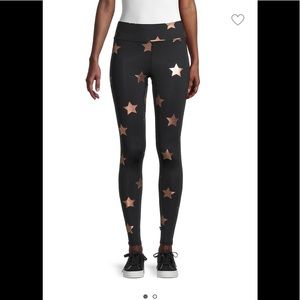 Terez foil star print leggings